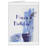 Purple Blue Orchid Cards