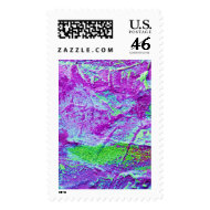 Purple Blue Sensation Postage stamp