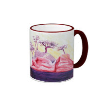 Purple Bonsai Island Mug