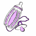 purple bottle