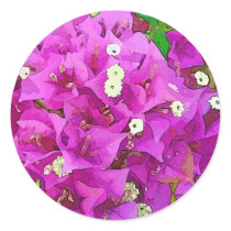 Purple Bougainvillea Flower Sticker