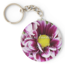 Purple Bouquet Key Chain