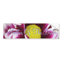 Purple Bouquet Mother Of The Bride bumper stickers by WeddingsBest Purple Bouquet Mother Of The Bride bumper stickers