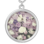 Purple Bouquet Necklace