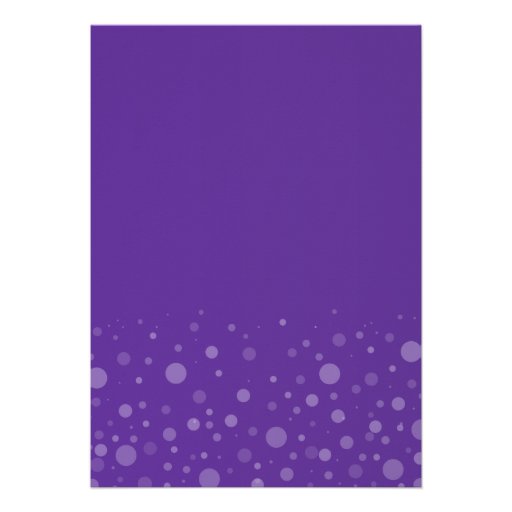 Purple Bridal Shower Champagne Brunch Invite