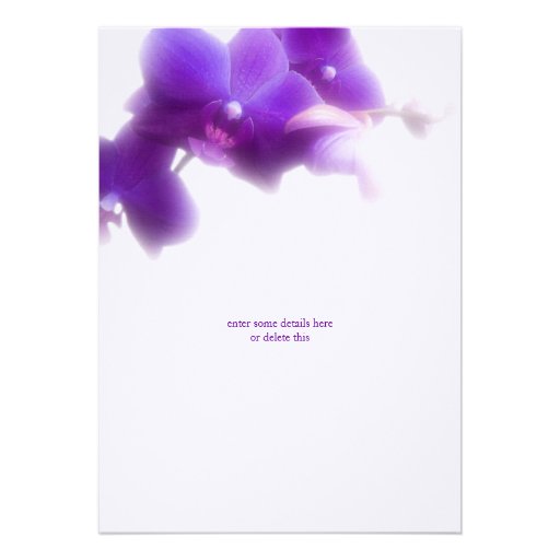 Purple Bridal Shower Invitation