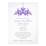 Purple Bridal Shower Invitations