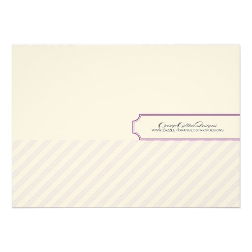 Purple Bridal Shower Invitations