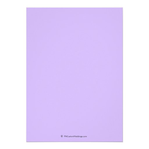 Purple Bridal Shower Invitations