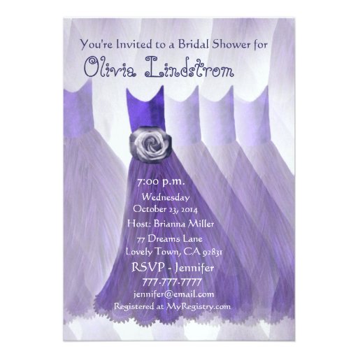 purple_bridesmaid_dresses_bridal_shower_invitation ...