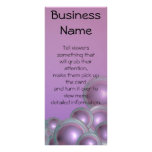 Purple Bubble Corner Rack Card