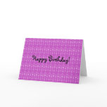 Purple bubble pattern cards