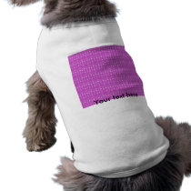 Purple bubble pattern pet tshirt