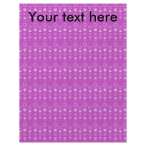 Purple bubble pattern personalized flyer