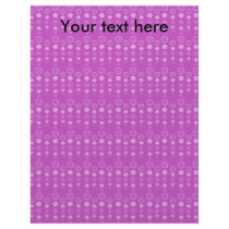 Purple bubble pattern custom letterhead