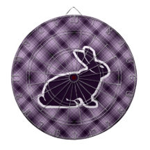 Purple Bunny Dart Board