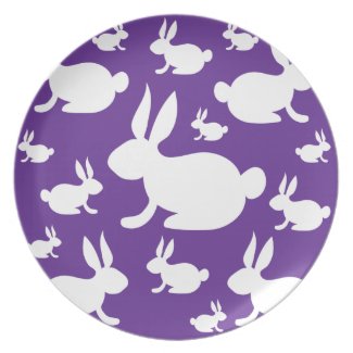 Purple Bunny Pattern