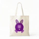Purple Bunny Pom Pom Pal Bag