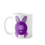 Purple Bunny Pom Pom Pal Mug