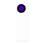 Purple Burst. Fractal Art. Purple and Black. Business Cards
