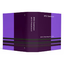 purple  business binders