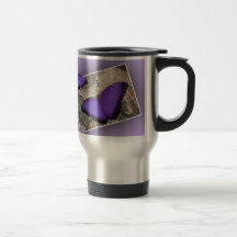 Purple Butterflies Coffee Mugs