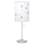 Purple Butterflies Desk Lamp