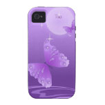 Purple Butterflies iPhone 4 Case