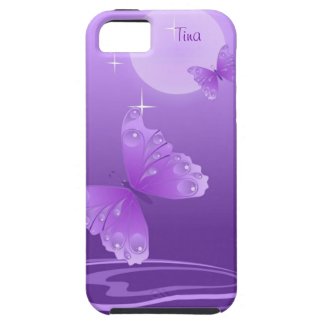 Purple Butterflies iPhone 5 Case