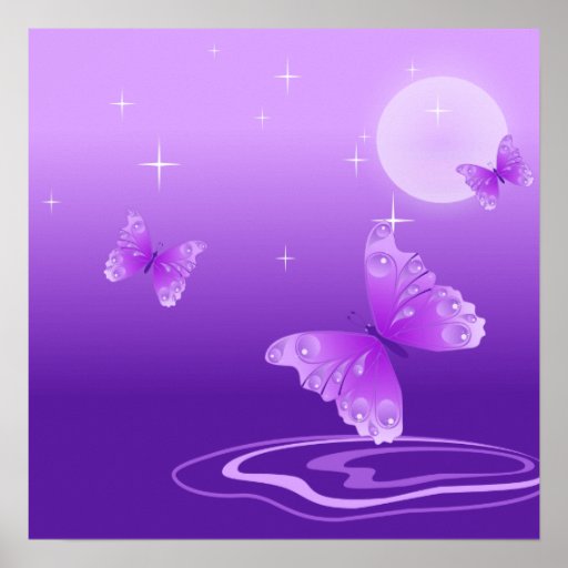 Purple Butterfly Posters, Purple Butterfly Prints, Art Prints, Poster