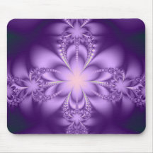 Purple butterflower mousepad