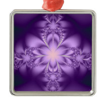 Purple butterflower ornament