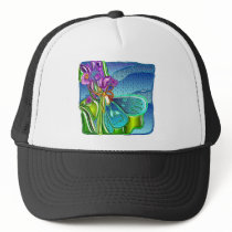purple butterfly 1 hats