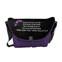purple butterfly bag courier bags