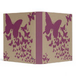 Purple Butterfly Binder