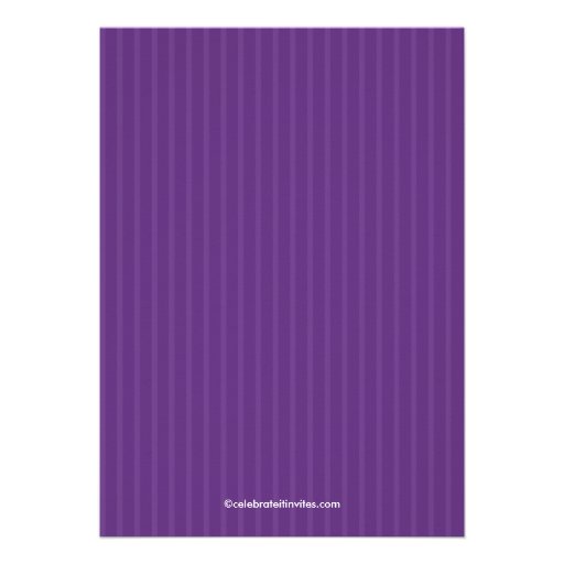 Purple Butterfly Bridal Shower Invitation