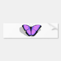 Purple Butterfly! bumper stickers