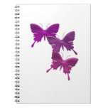 Purple Butterfly Designs Notebook