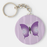 Purple Butterfly key chain