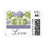 Purple Butterfly Love Stamps