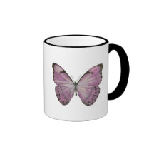 Purple Butterfly Mug