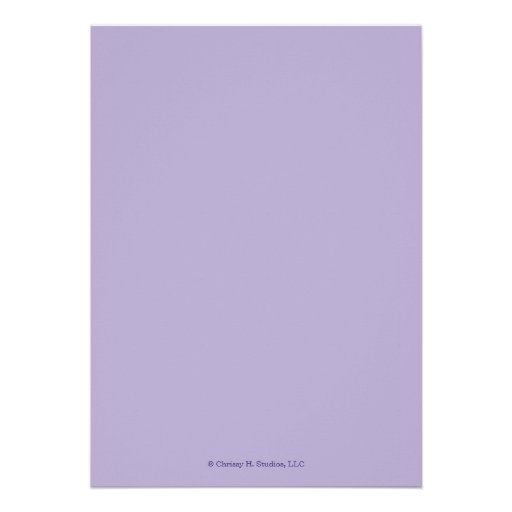 Purple Butterfly Quinceanera Invitations