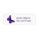 Purple Butterfly V002 Labels