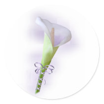 Purple Calla Lily stickers