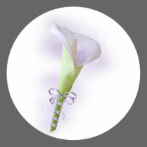 Purple Calla Lily stickers