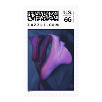 Purple Callas postage by imagineblueskies Purple Callas postage