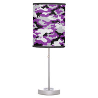 Purple CAMO Camouflage Lamp