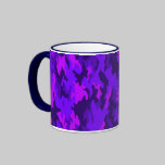 Purple Camo Mug mugs