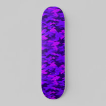 Purple Camo Skateboard Deck