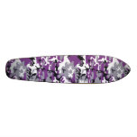 Purple Camouflage 7 1/8" Skateboard
